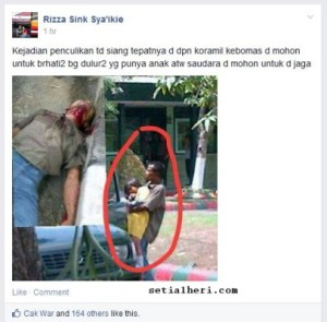 penculikan anak di gresik tanggal 17 dsember 2014