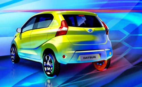 render datsun redi go back